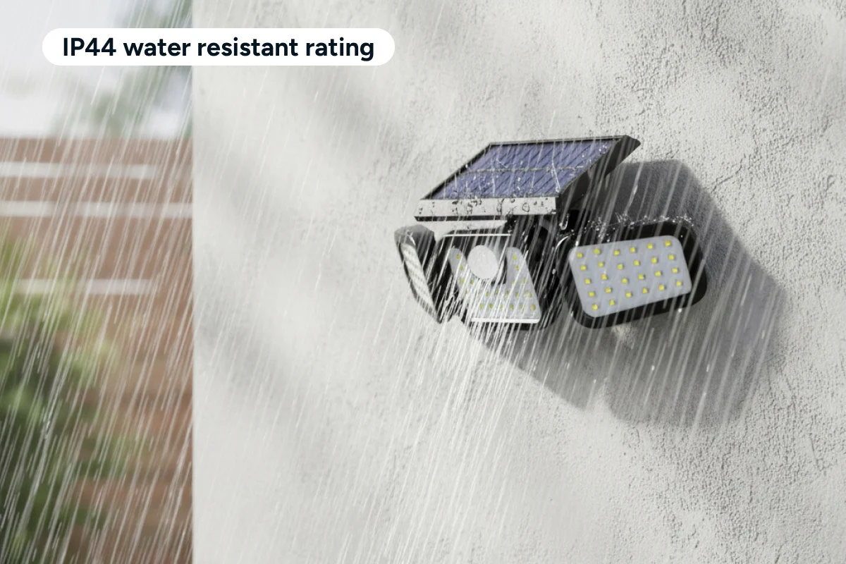 3-Headed Waterproof Solar Motion Sensor Light with 10m Detection - Image 4