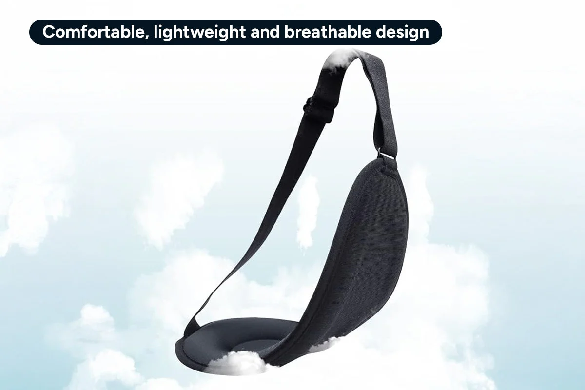 3D Sleep Mask Set - Light Blocking, Comfortable Eye Cups, 2 Pack - Image 7
