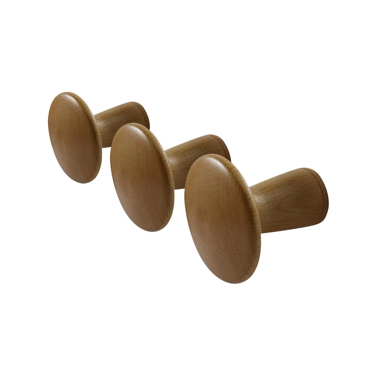Adoored Decorative Hook - 3 Pack - Wood - Unique Design