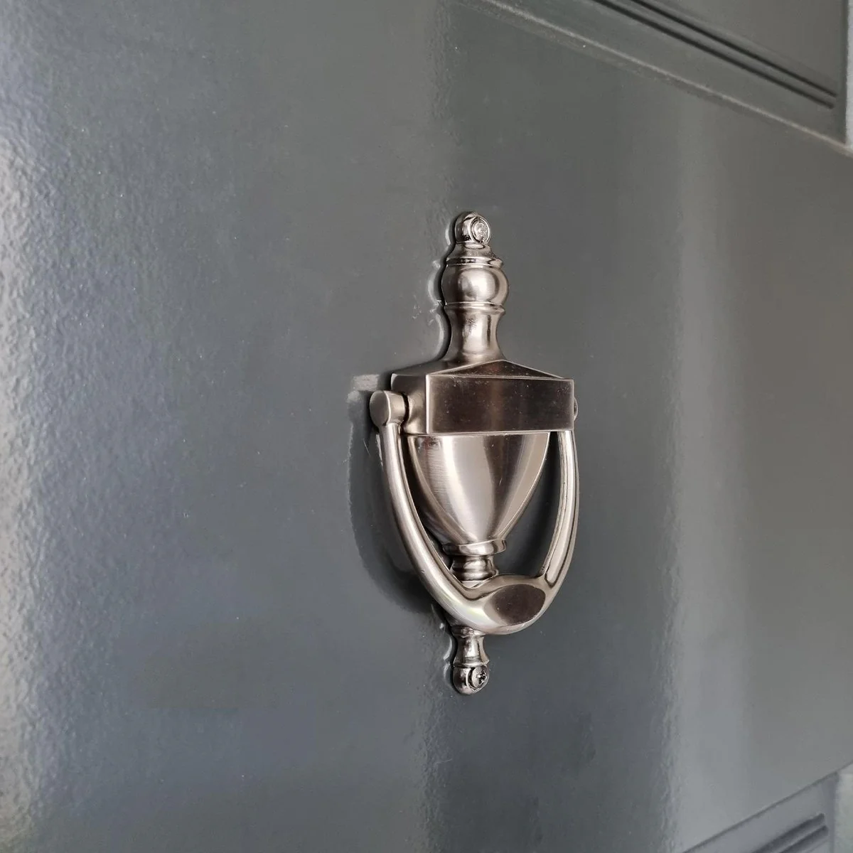 Adoored Door Knocker - 155mm - Steel - Satin Nickel Finish - Image 2