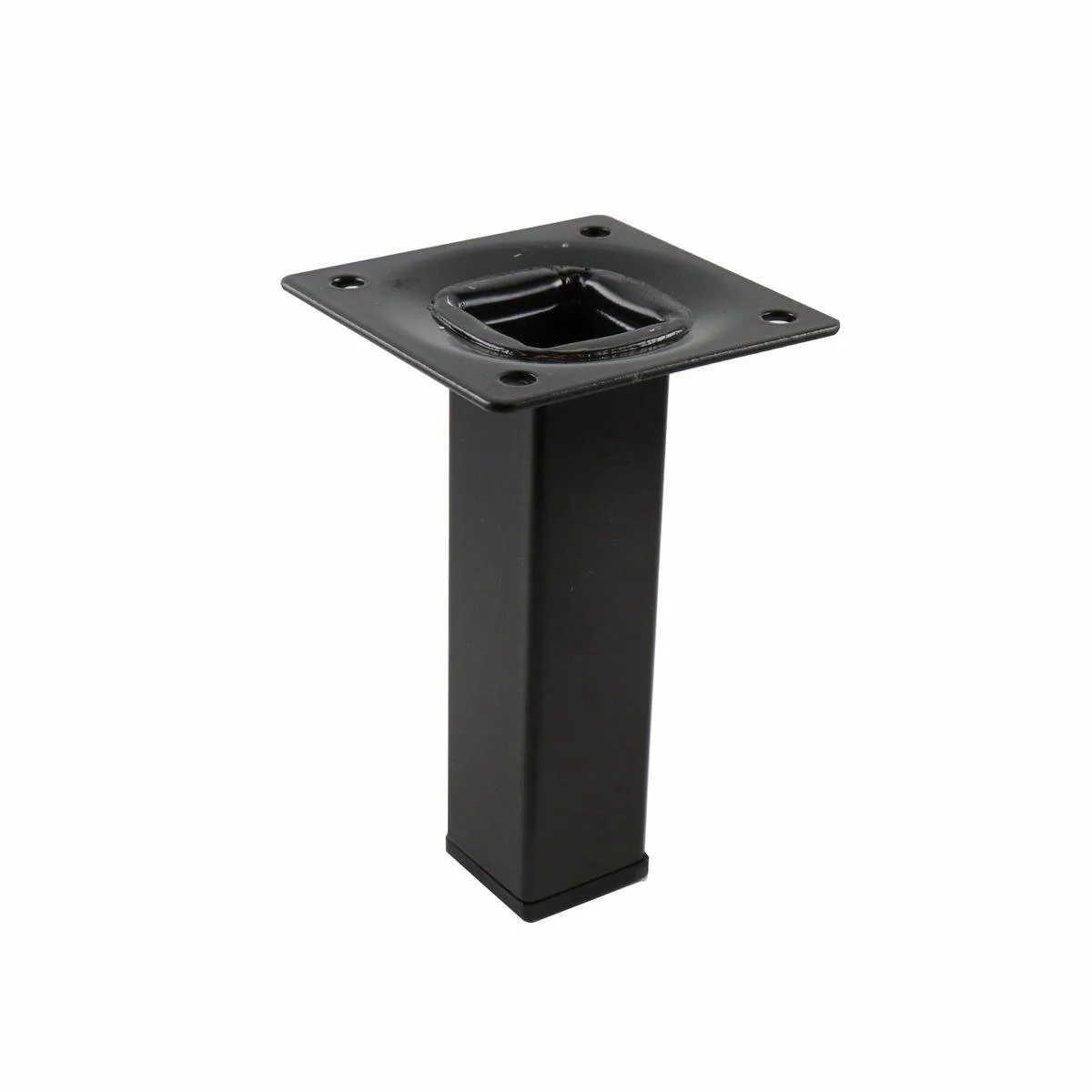 Adoored Furniture Leg - 100mm x 25mm x 25mm - Steel - Black Finish
