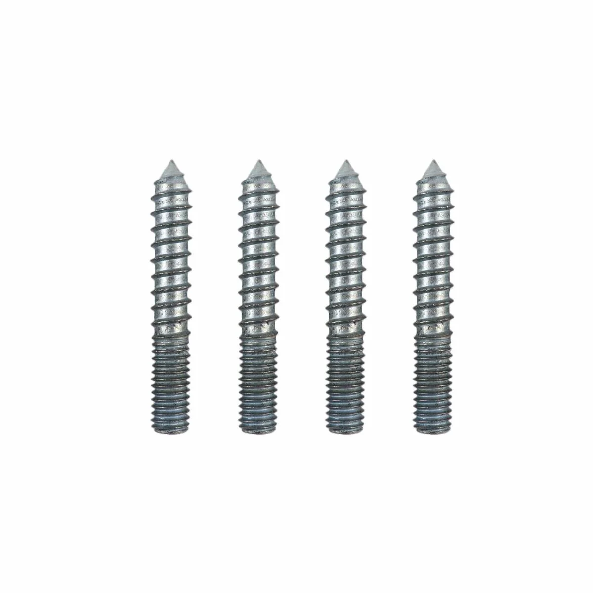 Adoored Furniture Leg Studs - 3/8" - Zinc Plated - Easy Install - 4 Pack