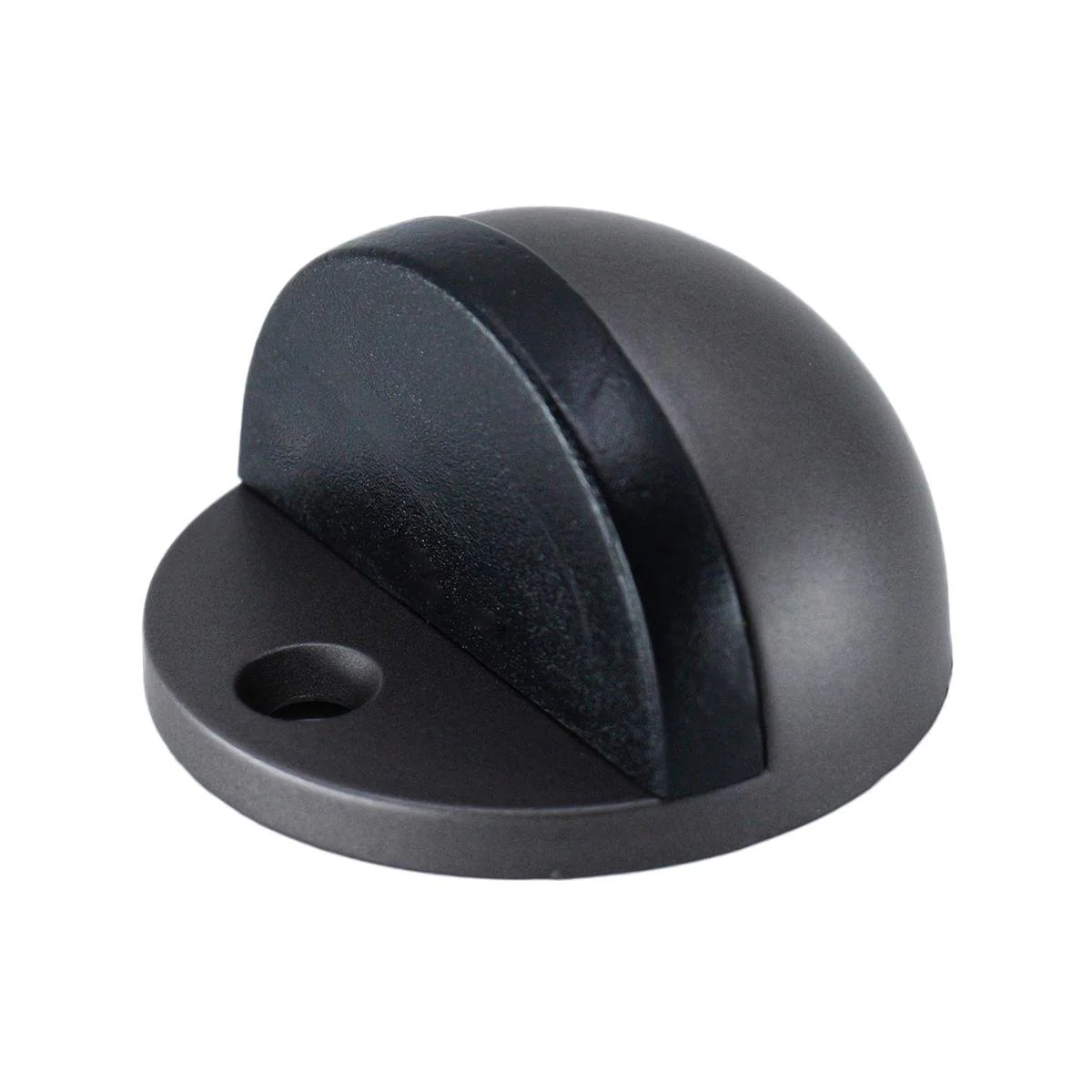 Adoored Half Moon Door Stop - Gun Metal Grey - 45mm x 25mm x 45mm - Durable