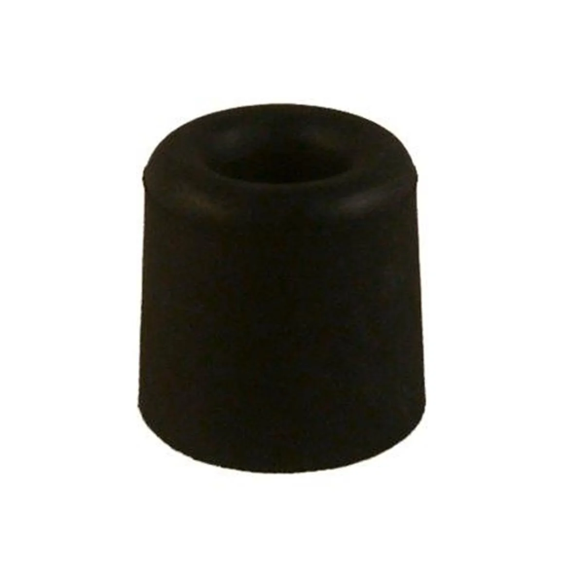 Adoored Round Door Stop - 30mm - Black Rubber - Interior/Exterior Use