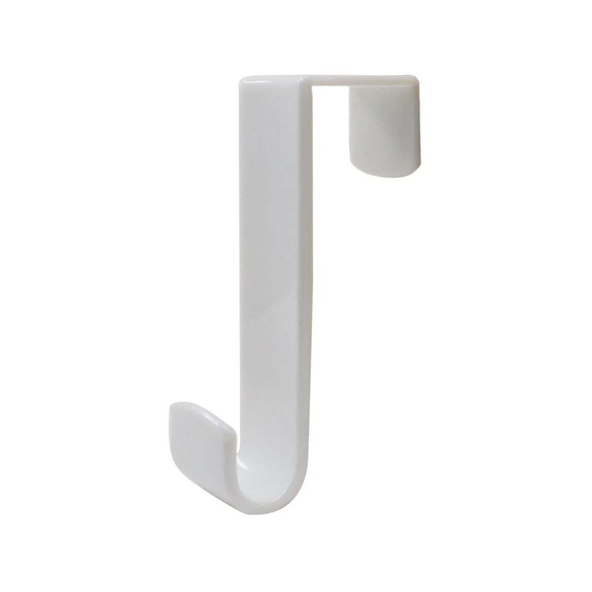 Adoored White Over the Door Deco Hook 2 Pack - 125mm x 80mm x 35mm - Easy Installation