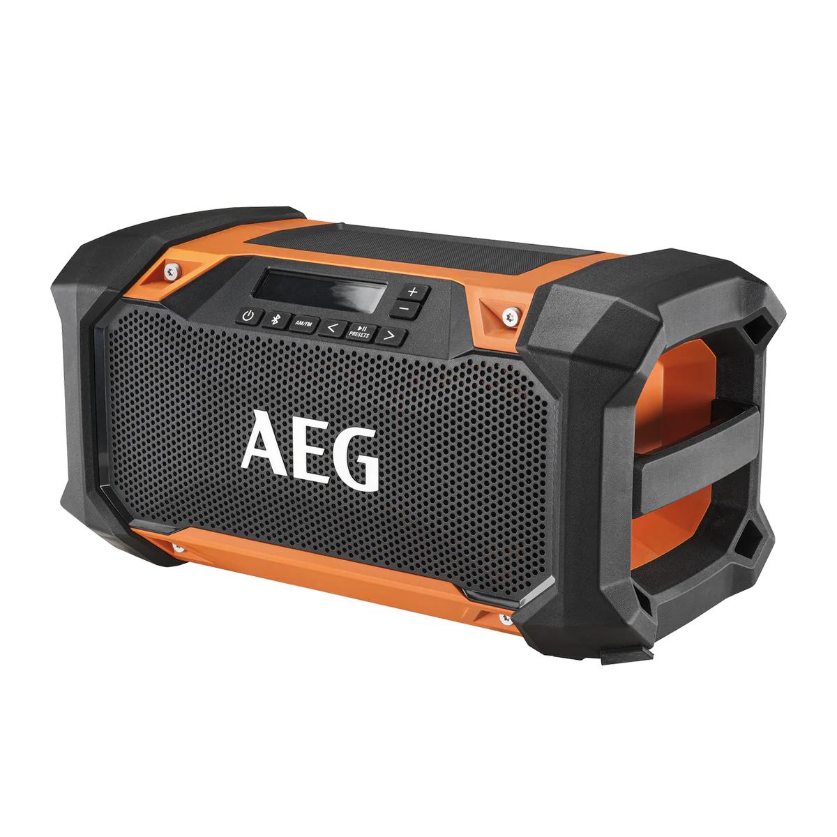 AEG 18V 240V Dual Speaker Hybrid Radio - 2 x 15W - Bluetooth - Water Resistant