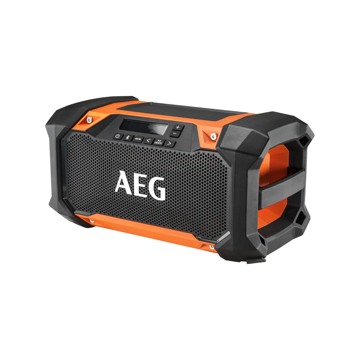 AEG 18V 240V Dual Speaker Hybrid Radio - 2 x 15W - Bluetooth - Water Resistant - Image 2