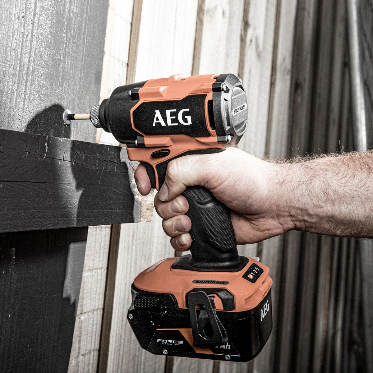 AEG 18V Brushless Force Combo Kit - 2 Piece - 4.0Ah Batteries - 90Nm Torque - Image 5