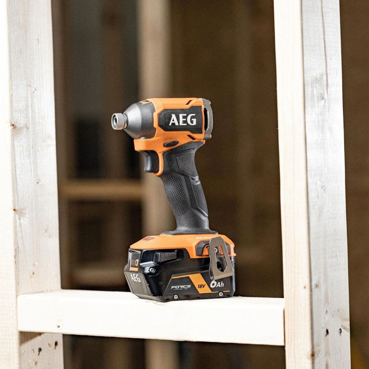AEG 18V Brushless Sub Compact Impact Driver Skin Only - 180Nm Torque - 4 Modes - 0.77kg - Image 4