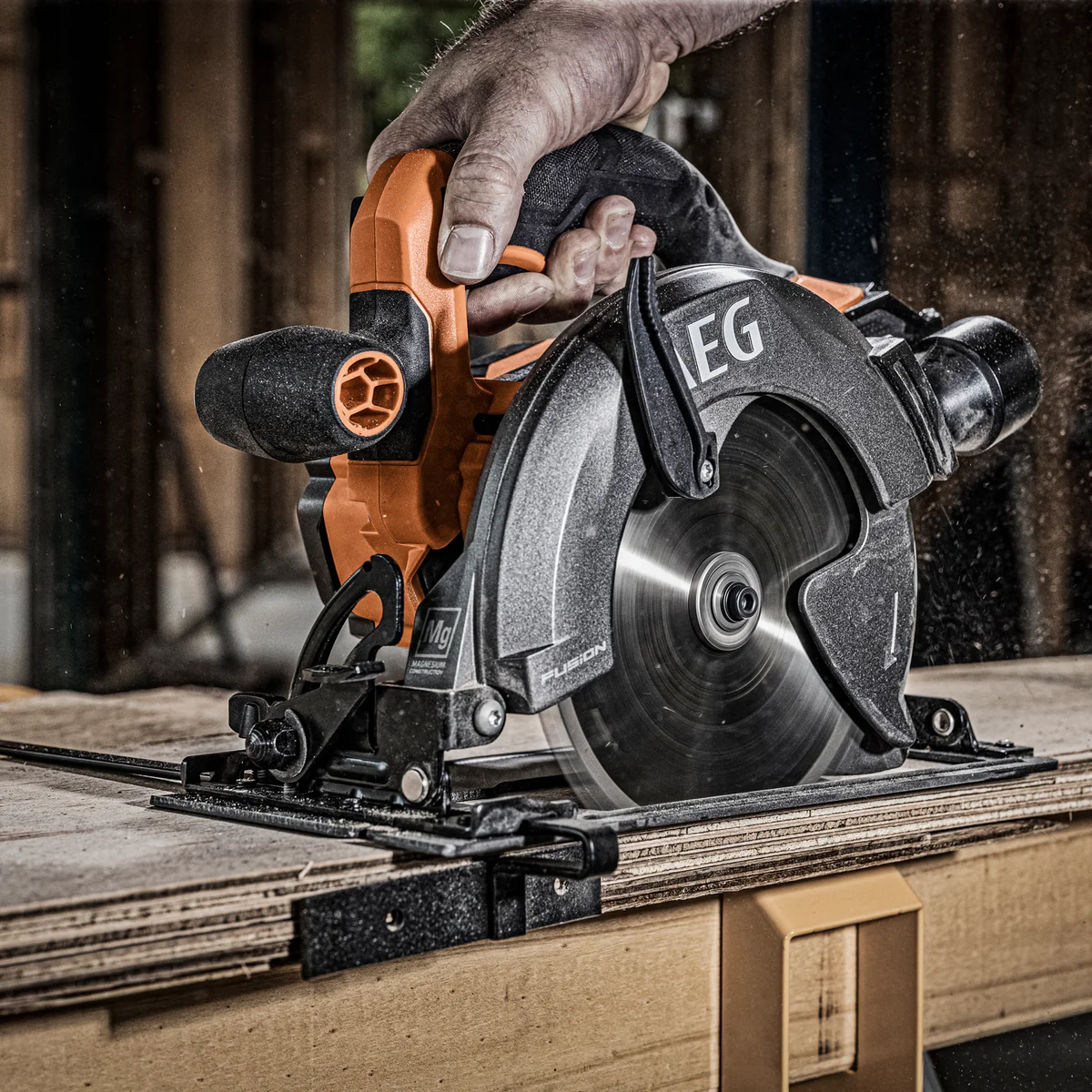 AEG 18V Fusion Brushless 5-Piece Kit - 4.0Ah - Includes Circular Saw, Impact Driver, Hammer Drill, Recip Saw, Grinder - Image 4