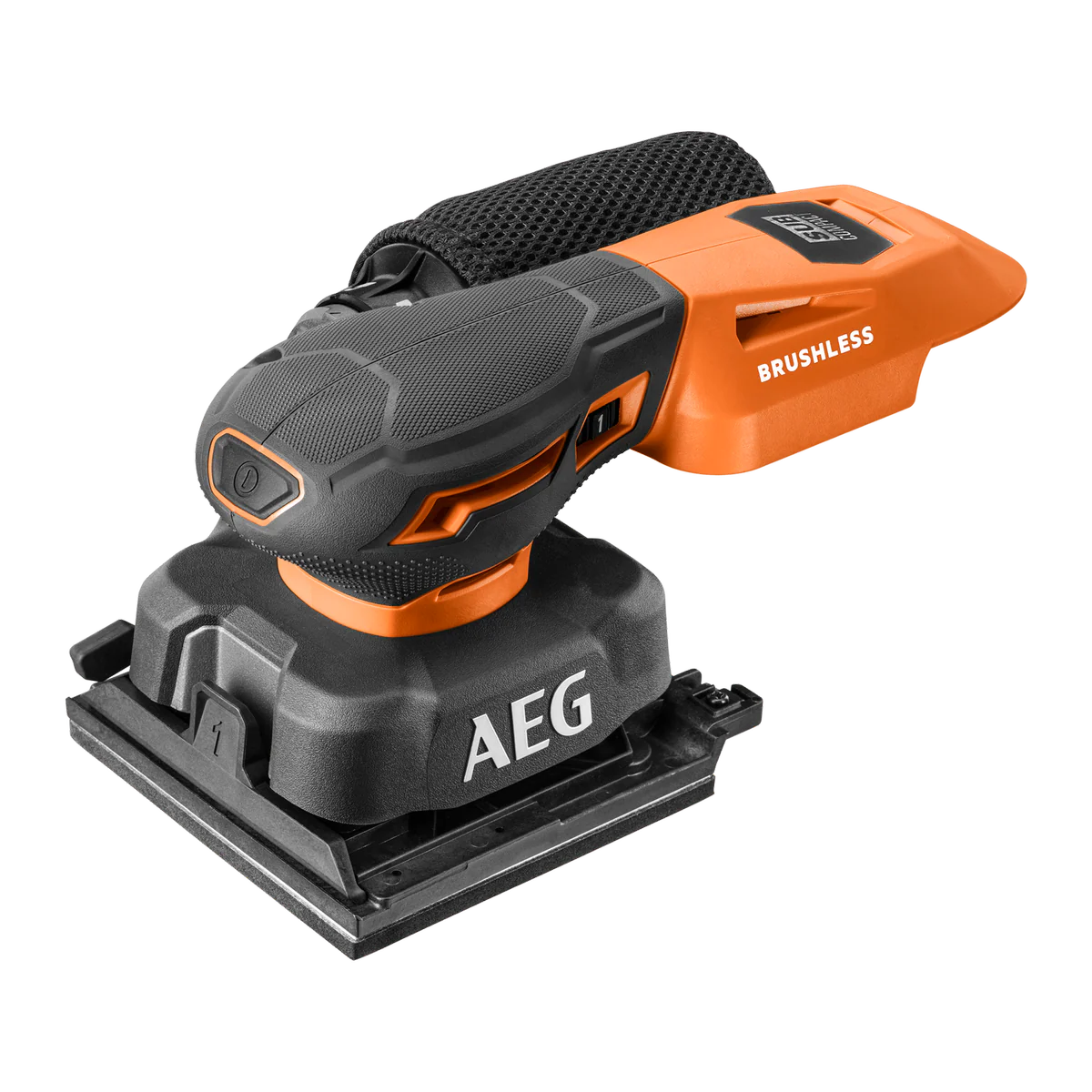 AEG 18V Sub Compact Sheet Sander Skin Only - 160mm x 109mm x 234mm - Precision Sanding Tool