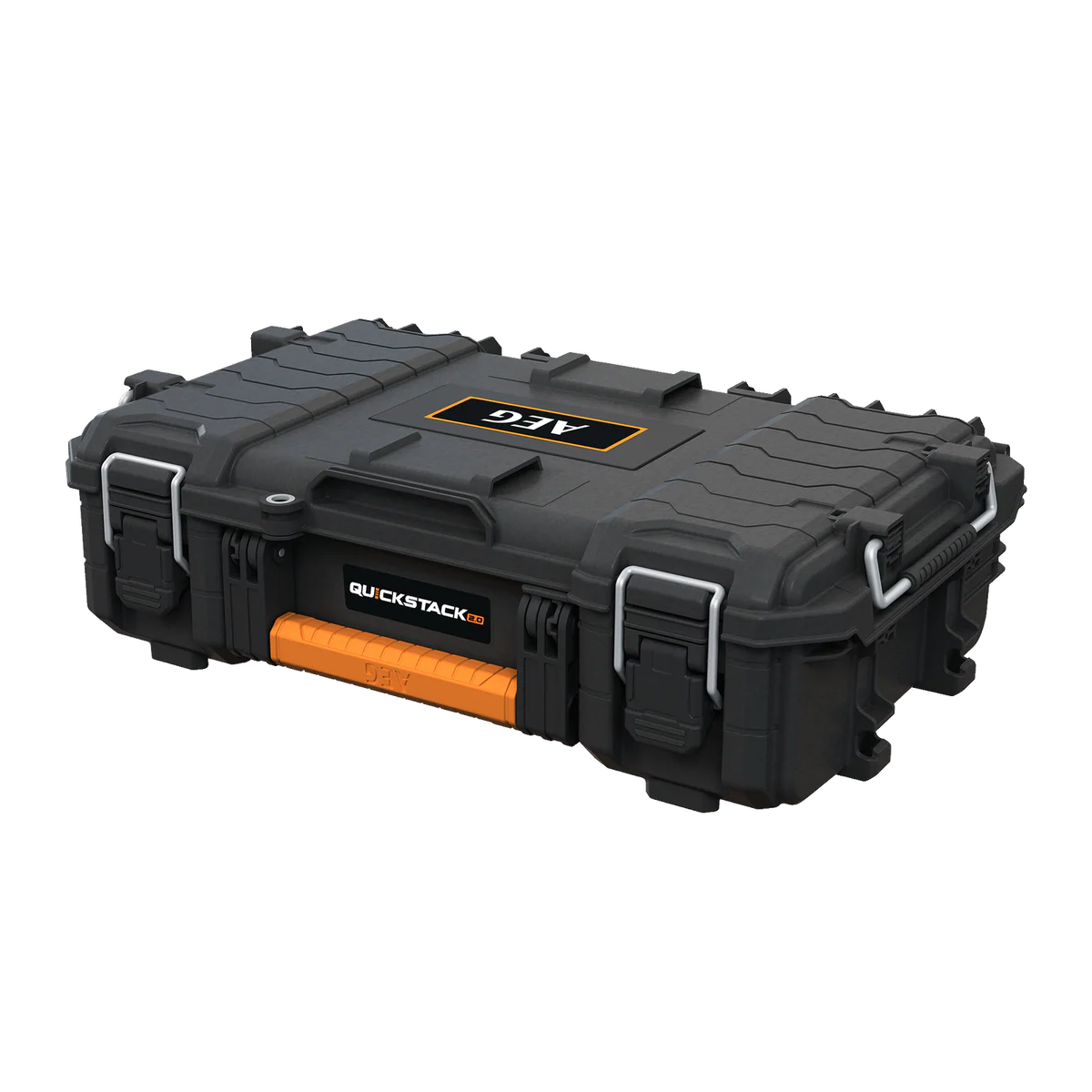 AEG Quickstack 2.0 Organiser Tool Box - 568mm x 350mm x 165mm - Durable, Stackable