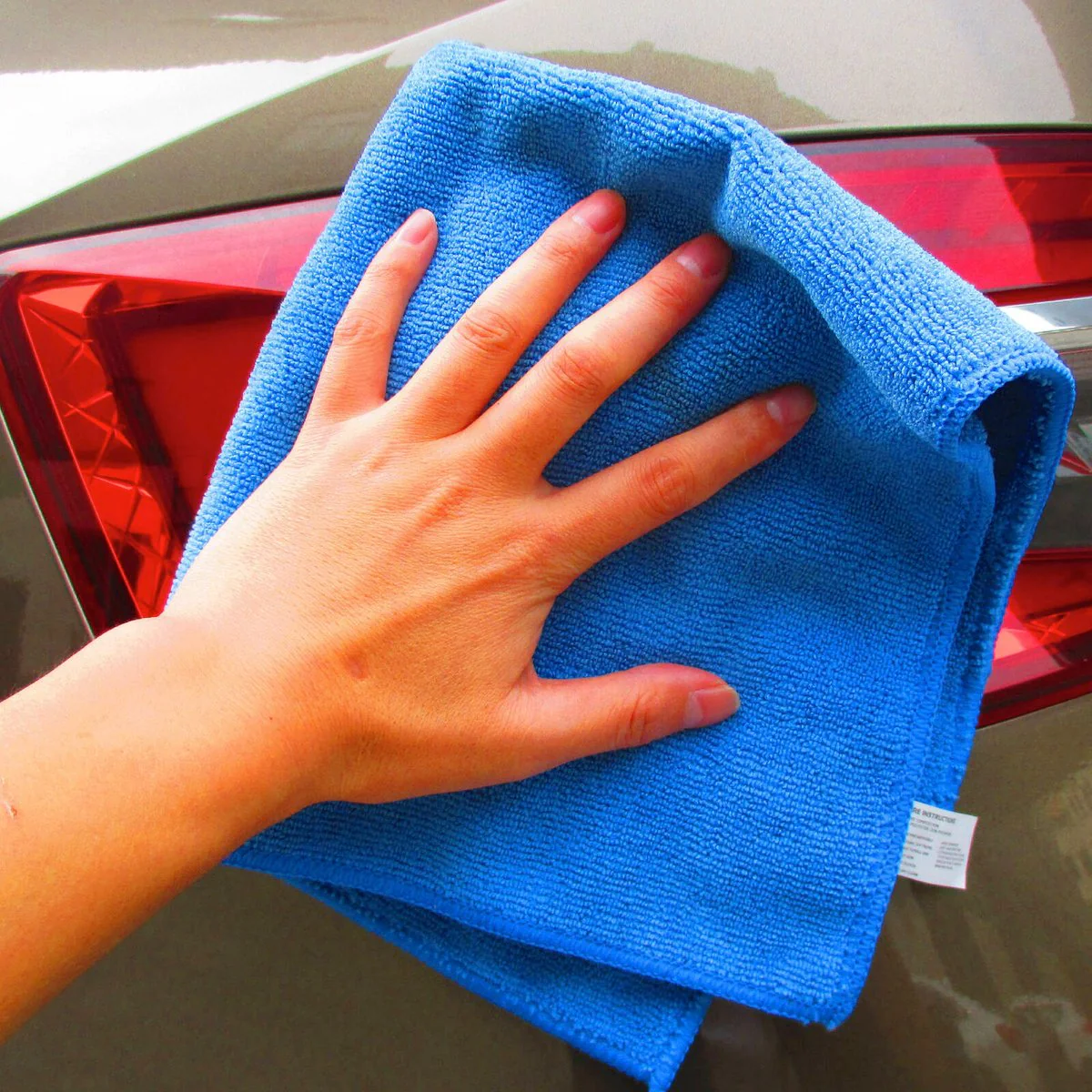 All Set Automotive Microfibre Cleaning Cloth 12 Pack - 350gsm - 40x40cm - Super Absorbent - Image 5