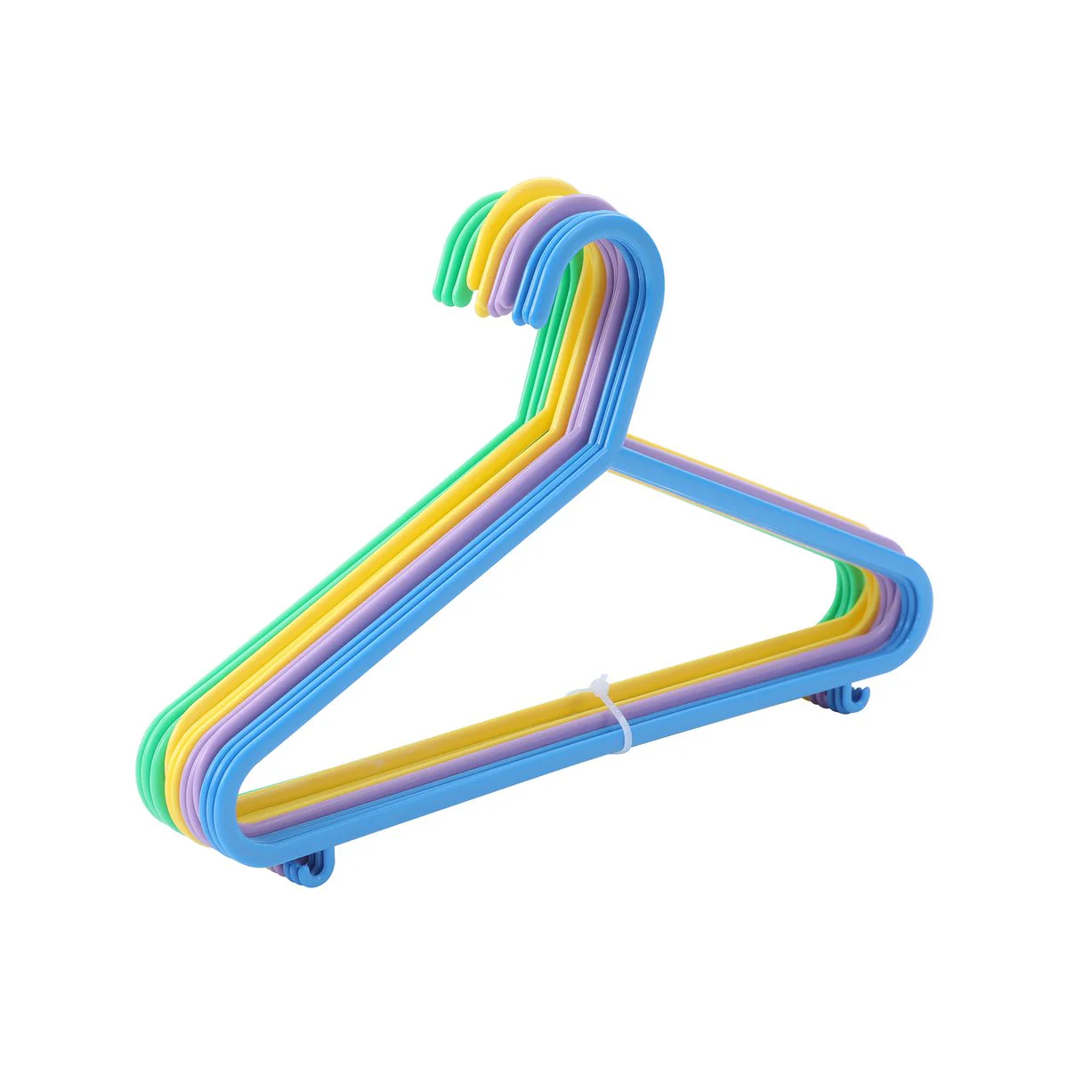 All Set Kids Clothes Hanger 12 Pack - BPA-Free - 170mm x 290mm - Assorted Colours - Image 3
