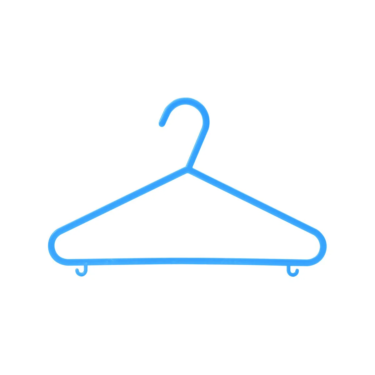 All Set Kids Clothes Hanger 12 Pack - BPA-Free - 170mm x 290mm - Assorted Colours - Image 4
