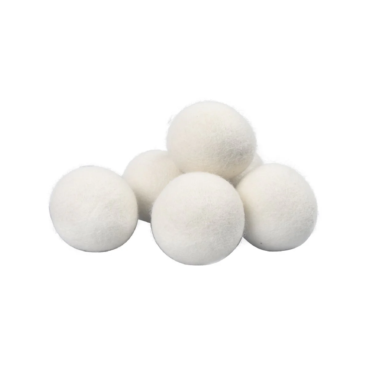 All Set Wool Dryer Balls 6 Pack - 100% Natural Wool - 70mm - Reduces Wrinkles & Static - Image 2