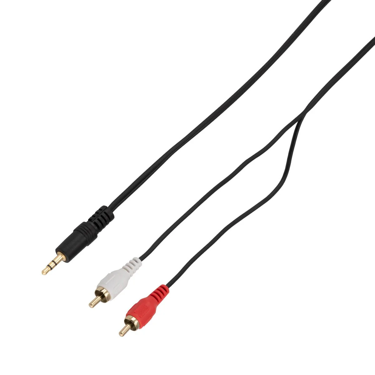 Antsig 1.5m 3.5mm Aux to RCA Cable - Gold Plated Connectors - Audio Connection