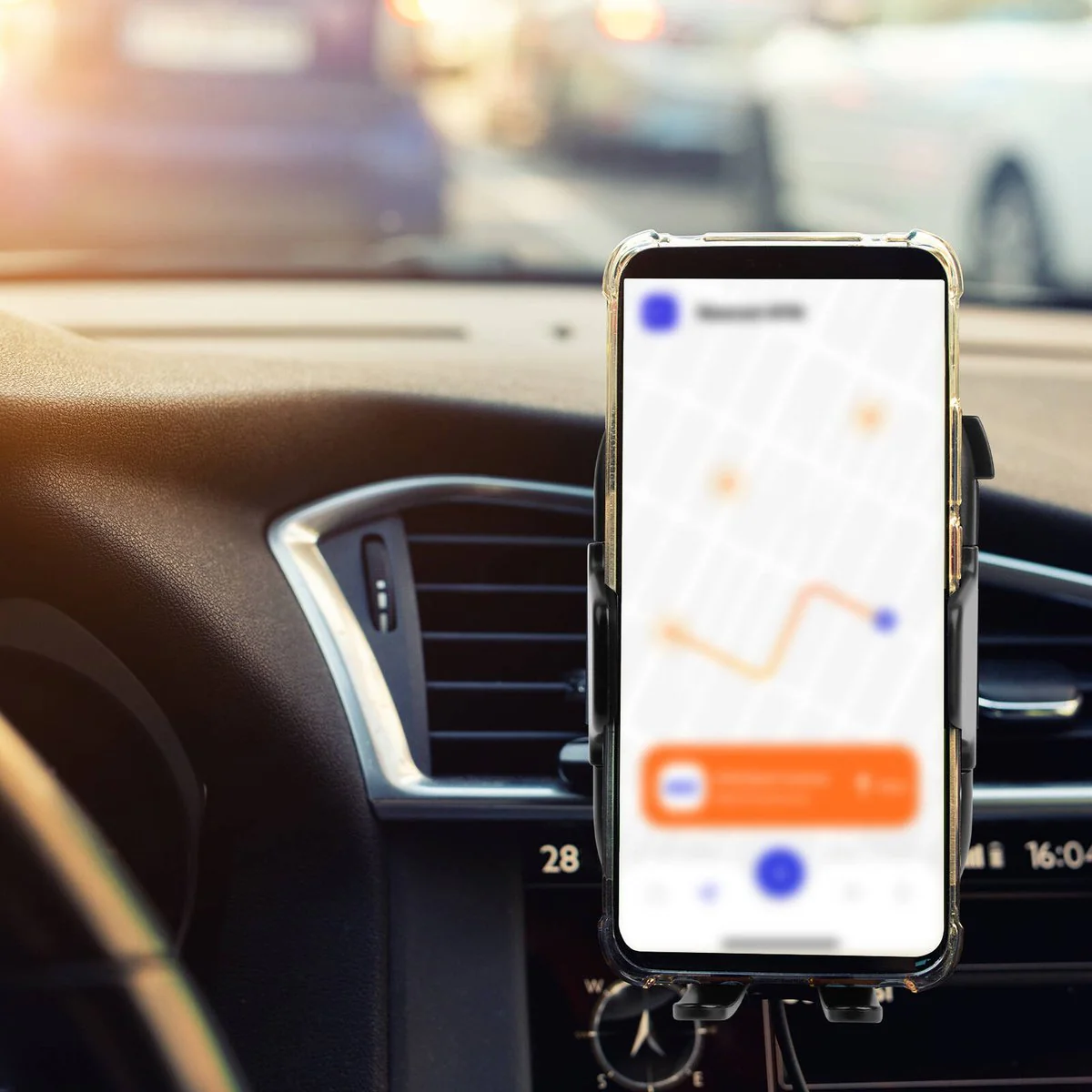 Antsig 15W Wireless Charger Car Vent Mount - Black - Adjustable Feet - Image 4