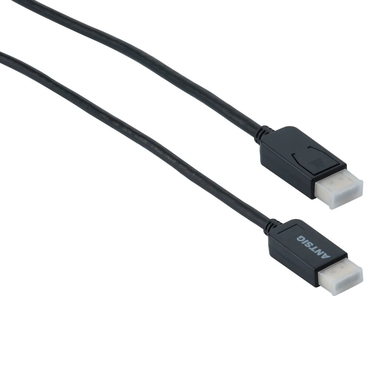 Antsig 2m Displayport Male to Male Cable - 8K Video Resolution - Secure Connection