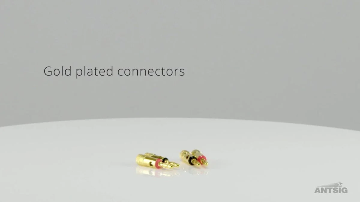 Antsig 4mm Premium Banana Clips 4 Pack - Gold-Plated - Reliable Signal Transmission - Image 4