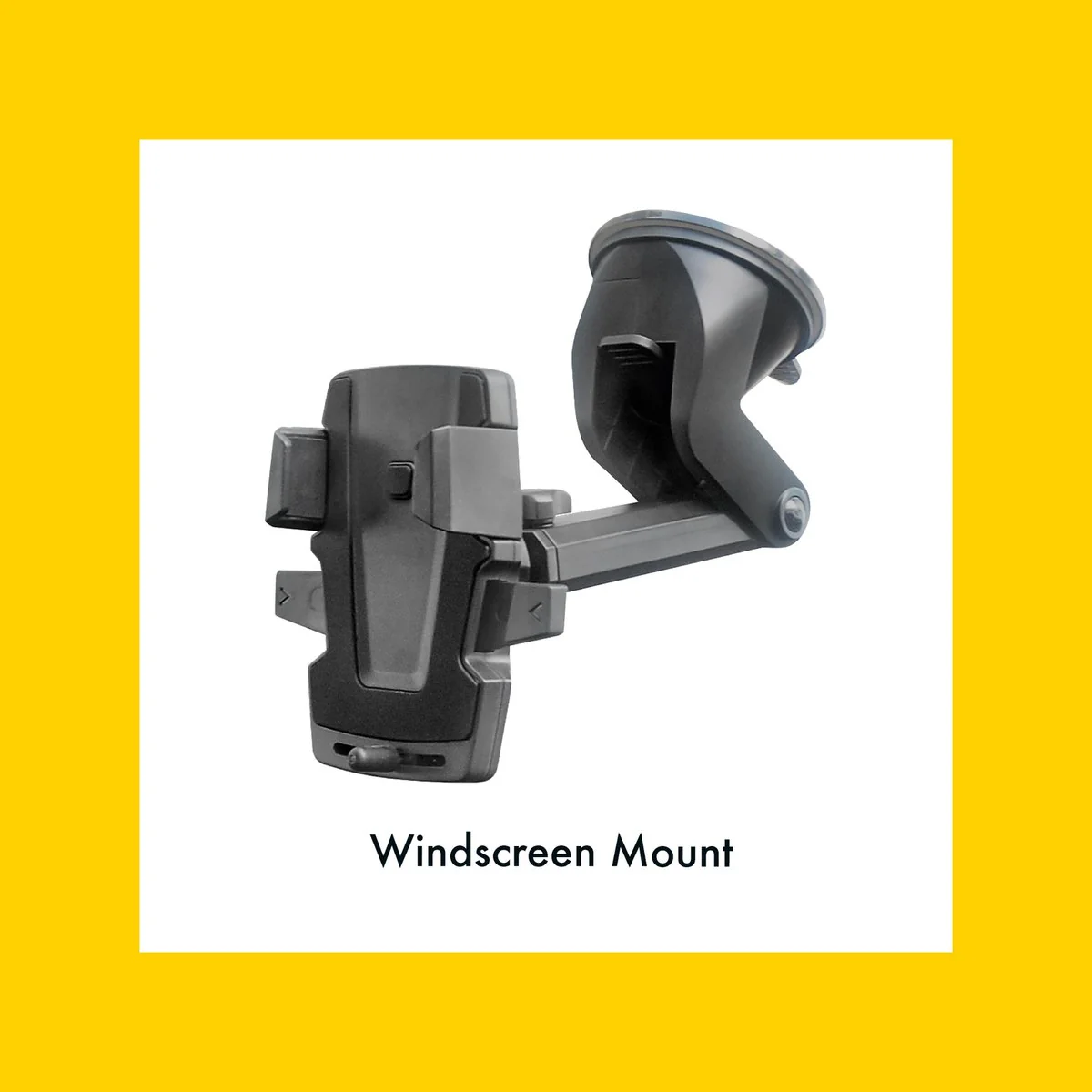 Antsig Car Phone Holder Dash Mount - Extendable Arm - Scratch-Free Grips - 45mm x 37mm x 26mm - Black - Image 4