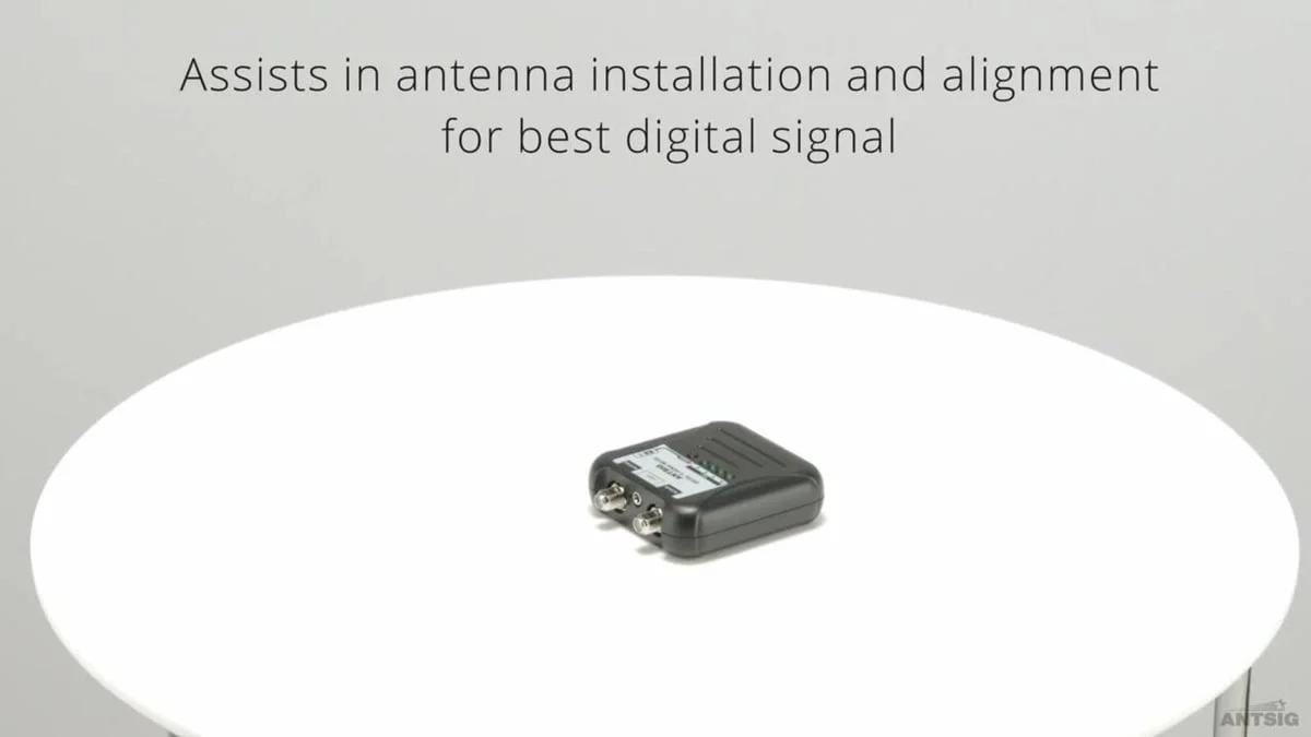 Antsig Digital TV Signal Meter - 1 Pack - 100mm x 700mm x 700mm - Dark Grey - Image 2