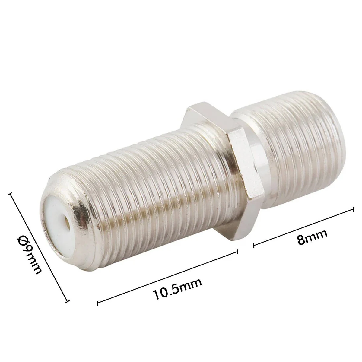 Antsig F81 Inline Joiner F Connector - 5mm x 20mm - Coaxial Cable Extension - Image 4