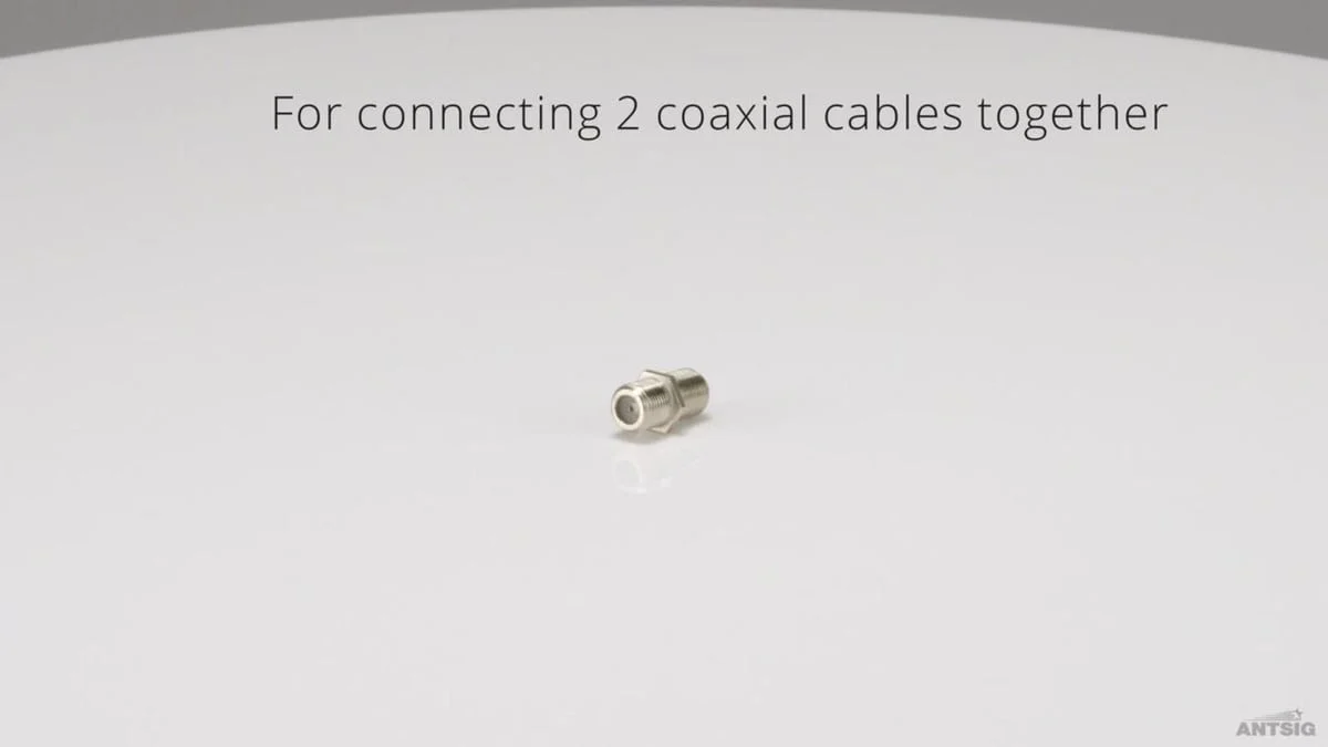 Antsig F81 Inline Joiner F Connector - 5mm x 20mm - Coaxial Cable Extension - Image 5