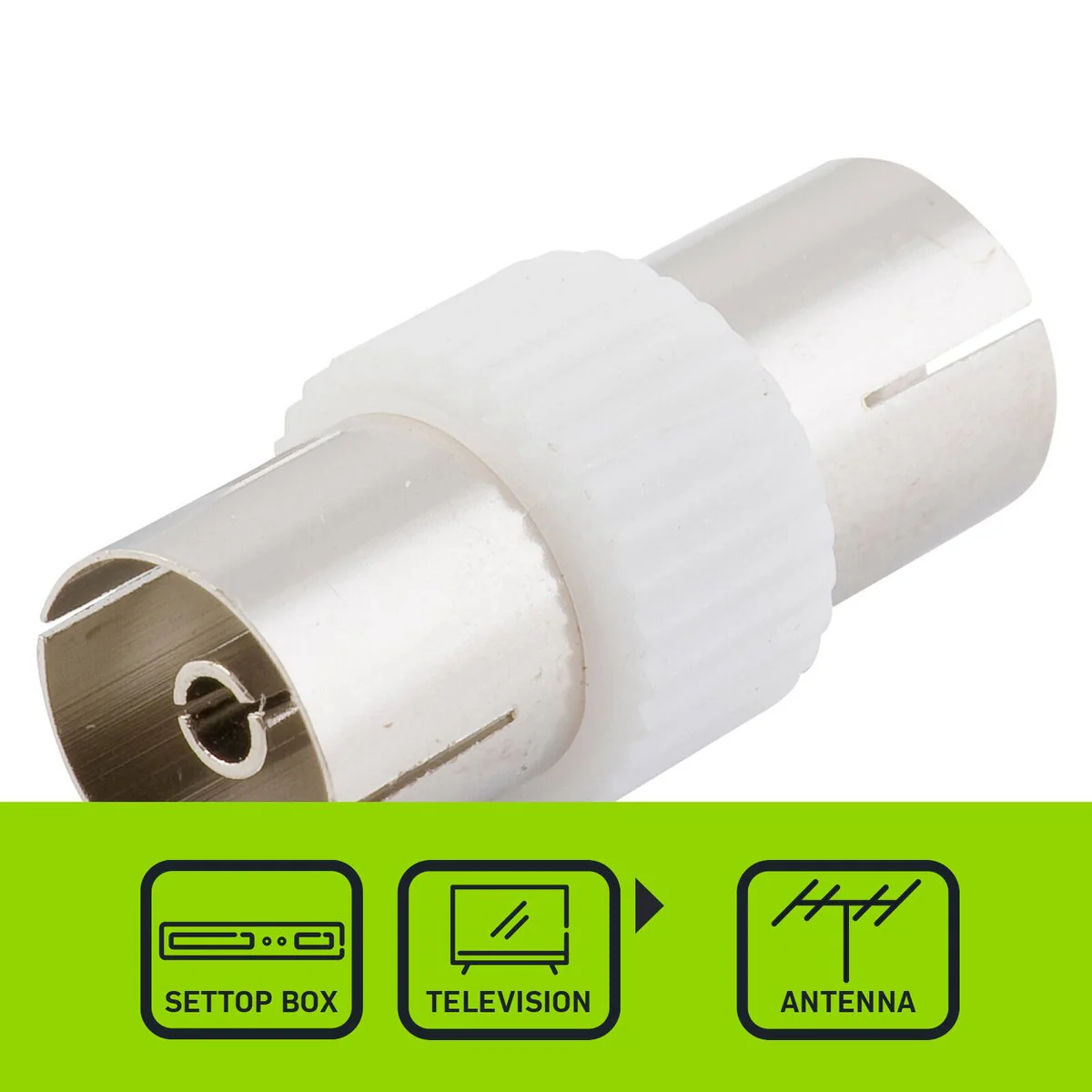 Antsig TV Joiner Female to Female Adaptor - 5mm x 26mm - Durable Connection - Image 2
