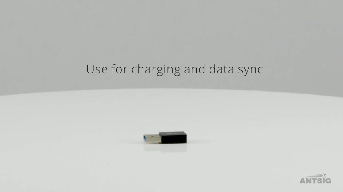 Antsig USB-C Socket to USB-A Plug Adaptor - 3.0 - Durable Metal Housing - Image 3
