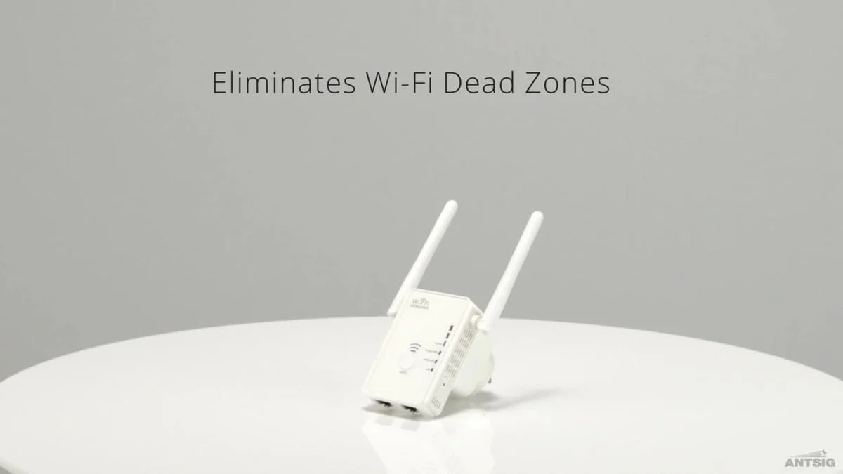 Antsig Wi Fi Range Extender - 300Mbps - White - Access Point, Repeater, Router - Image 4