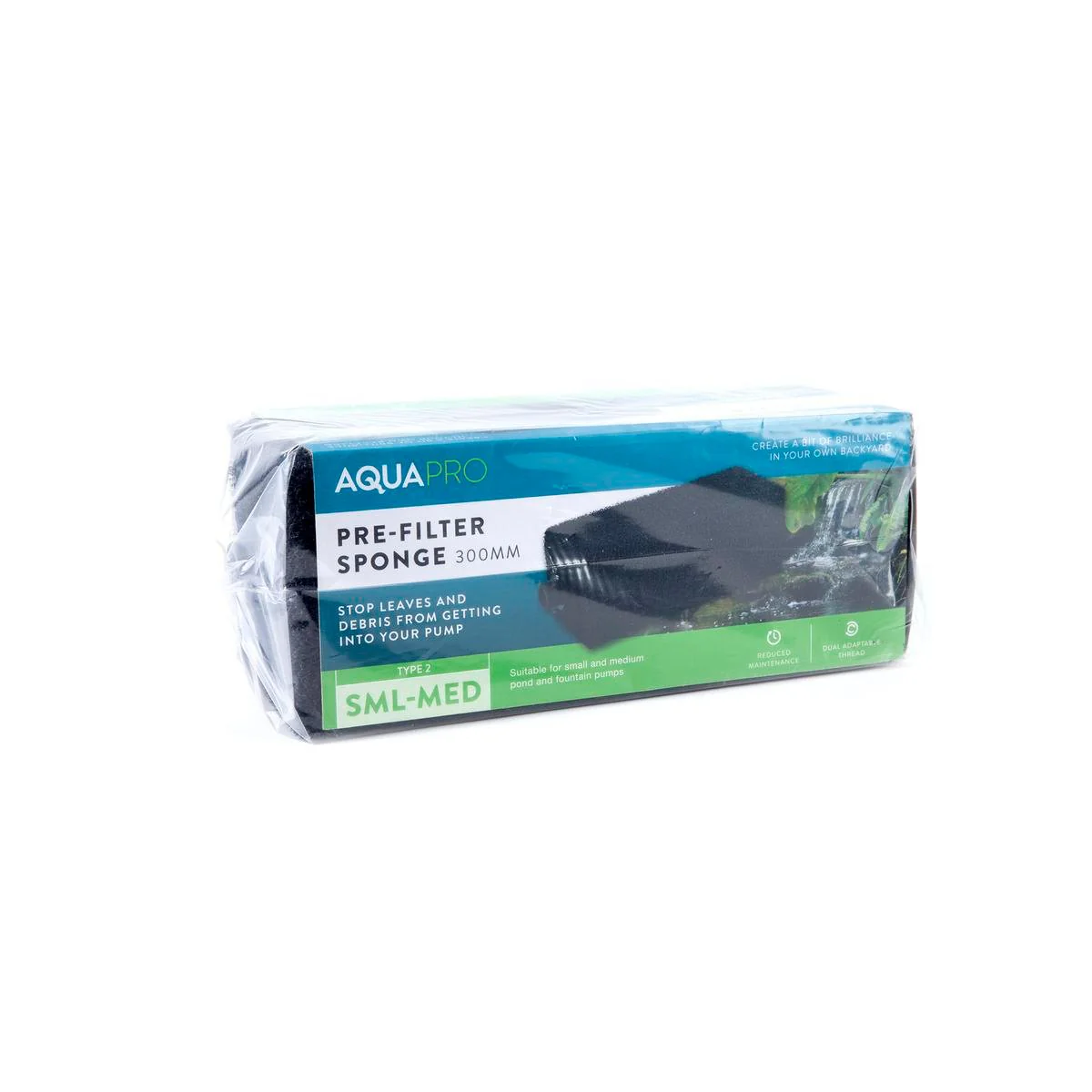 Aquapro Prefilter Sponge - 200 x 100 x 100mm - NA - Pump Maintenance