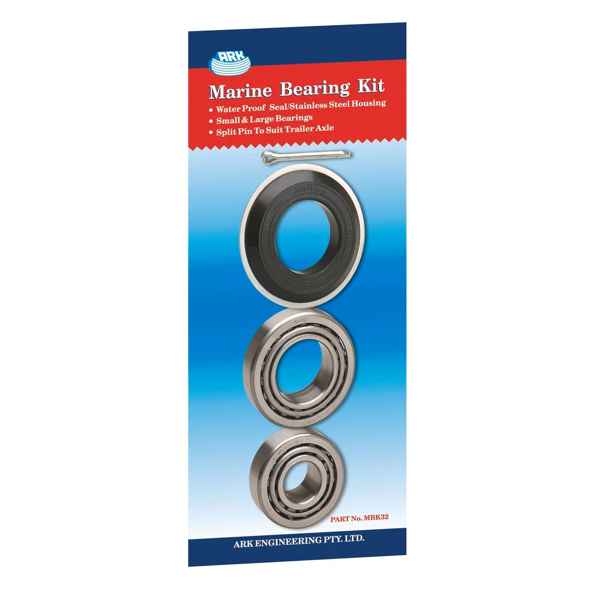 Ark Holden Bearings - 39mm/40mm - Steel - Waterproof Seal - Image 2