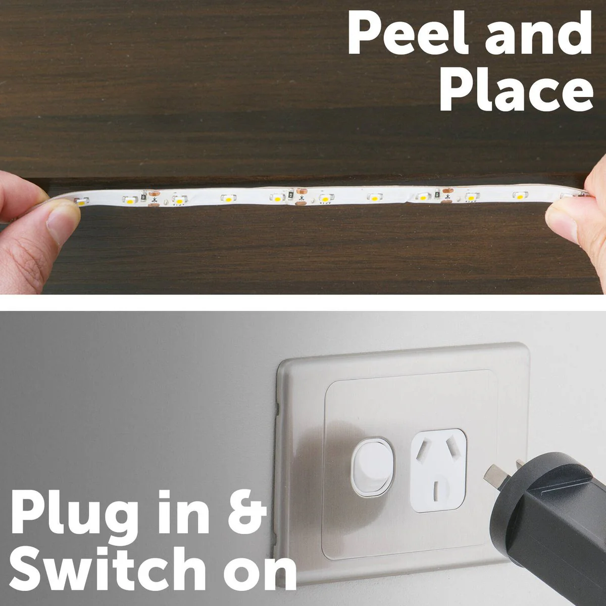 Arlec 3m LED Strip Light - 600lm - IP44 Weather Rated - Tri-Colour Modes - Image 4