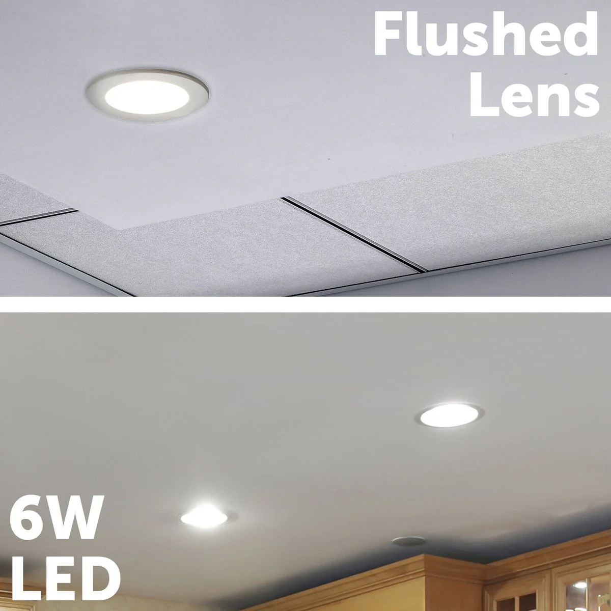 Arlec 6W Tri Colour Dimmable LED Downlight - 107mm - White - Easy Installation - Image 3