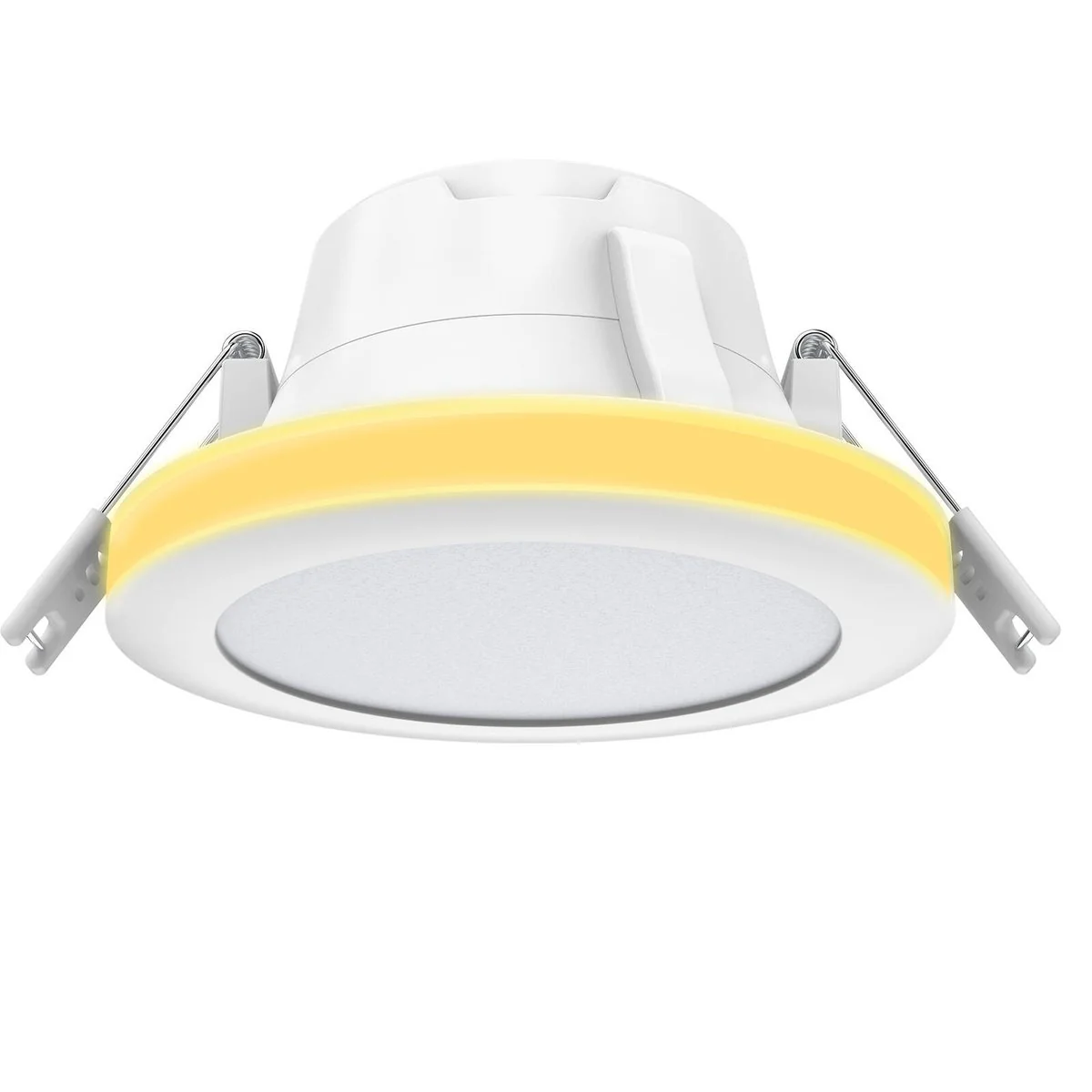 Arlec 8W LED Downlight - Tri-Colour Dimmable - Night Light Function - 110mm - White - Image 2