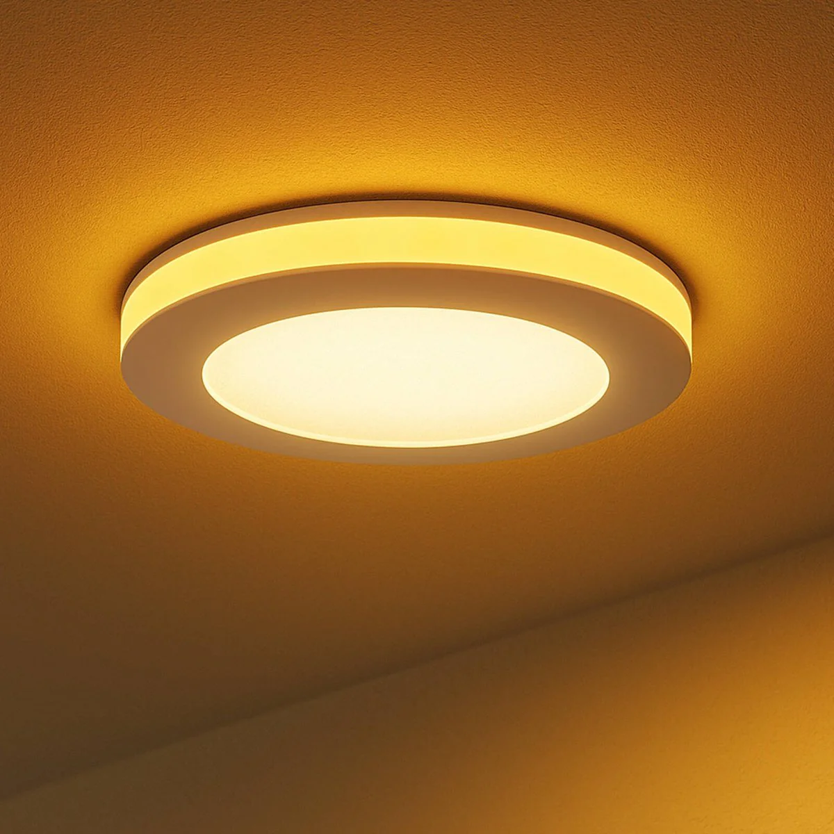 Arlec 8W LED Downlight - Tri-Colour Dimmable - Night Light Function - 110mm - White - Image 5