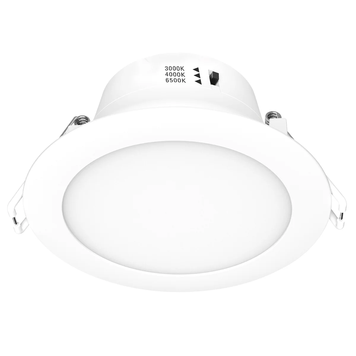 Arlec 9W Dimmable LED Downlight 92mm Tri Colour 2 Pack - Easy Installation