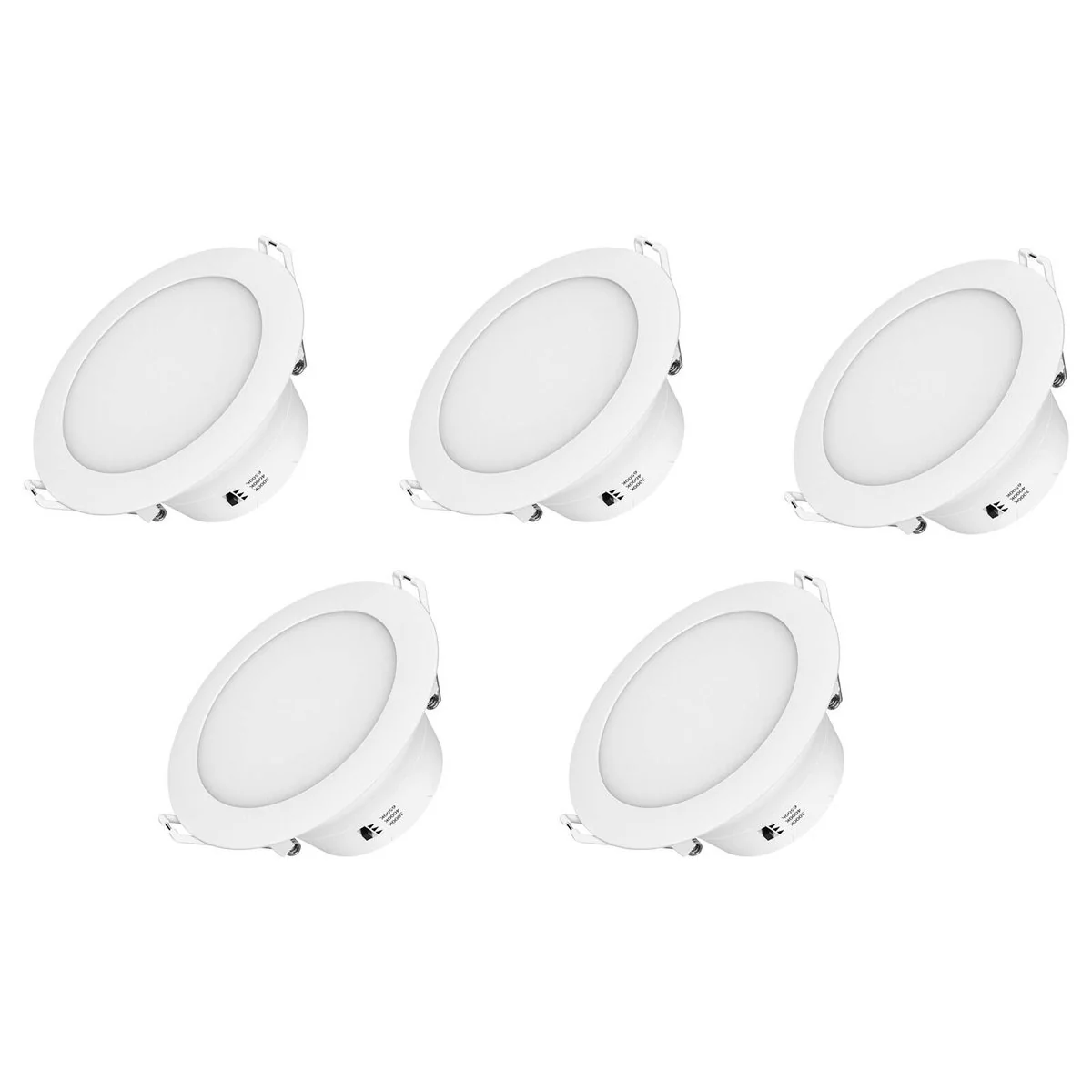 Arlec 9W Tri Colour Dimmable LED Downlight - 5 Pack - 110mm - White - Image 2