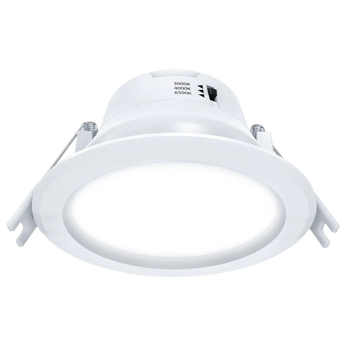 Arlec 9W Tri Colour Dimmable LED Downlight 92mm 2 Pack - Recessed Lens - Image 2