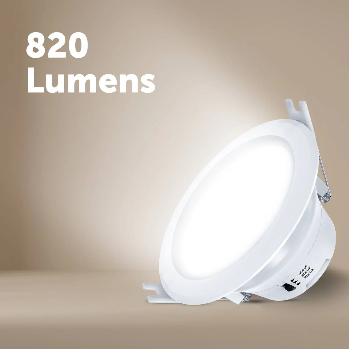 Arlec 9W Tri Colour Dimmable LED Downlight 92mm 2 Pack - Recessed Lens - Image 5