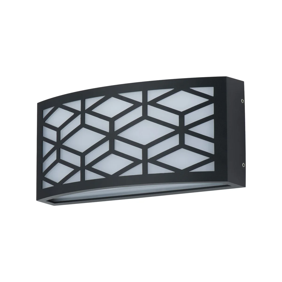 Arlec Burly LED Bunker Light - 10W - 600 Lumen - IP44 Water Resistant - Matte Black
