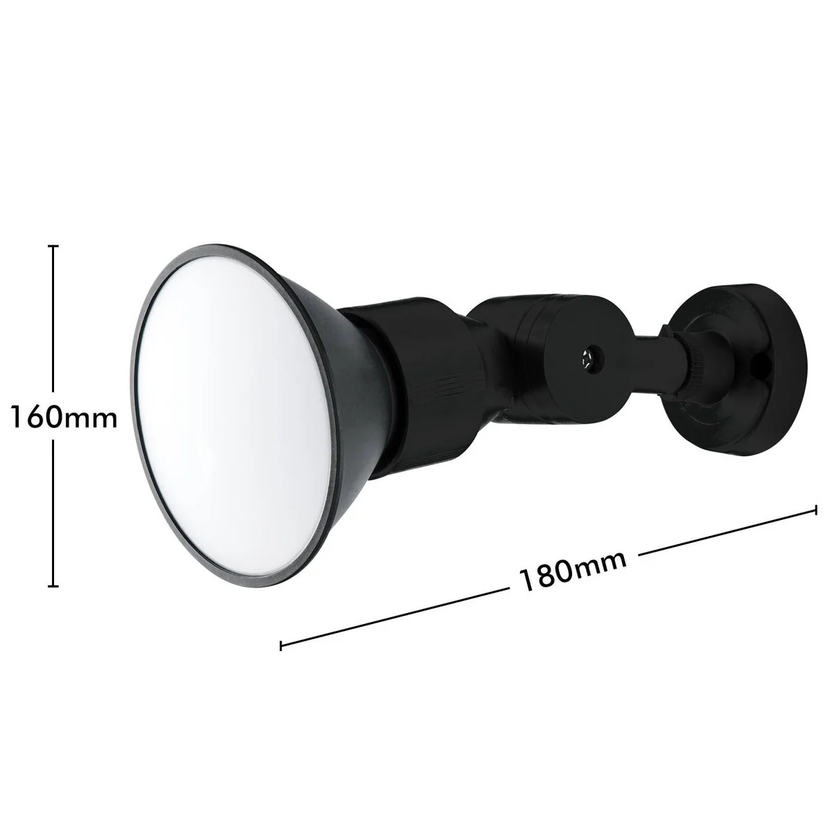 Arlec 10W LED Fixed Floodlight - 950 Lumens - IP44 Weather-Proof - Black & Grey - Image 5