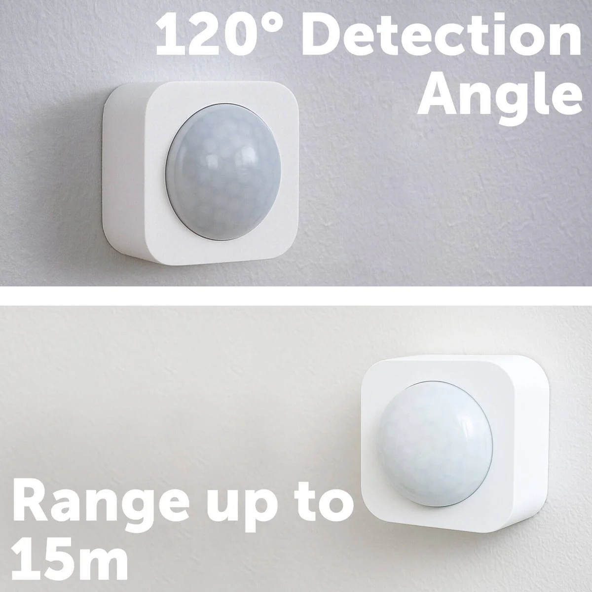 Arlec Grid Connect Smart Home Motion Sensor - 1 Pack - 50mm x 50mm x 27mm - White - Wireless Detection - Image 2