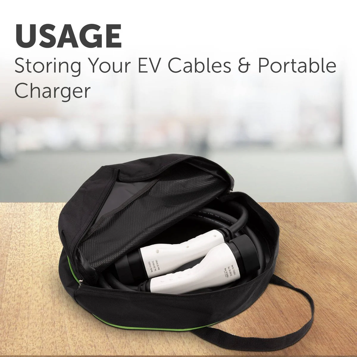 Arlec Portable Charger and Charging Cable Case - 7m - Black - Durable Storage Solution - Image 3