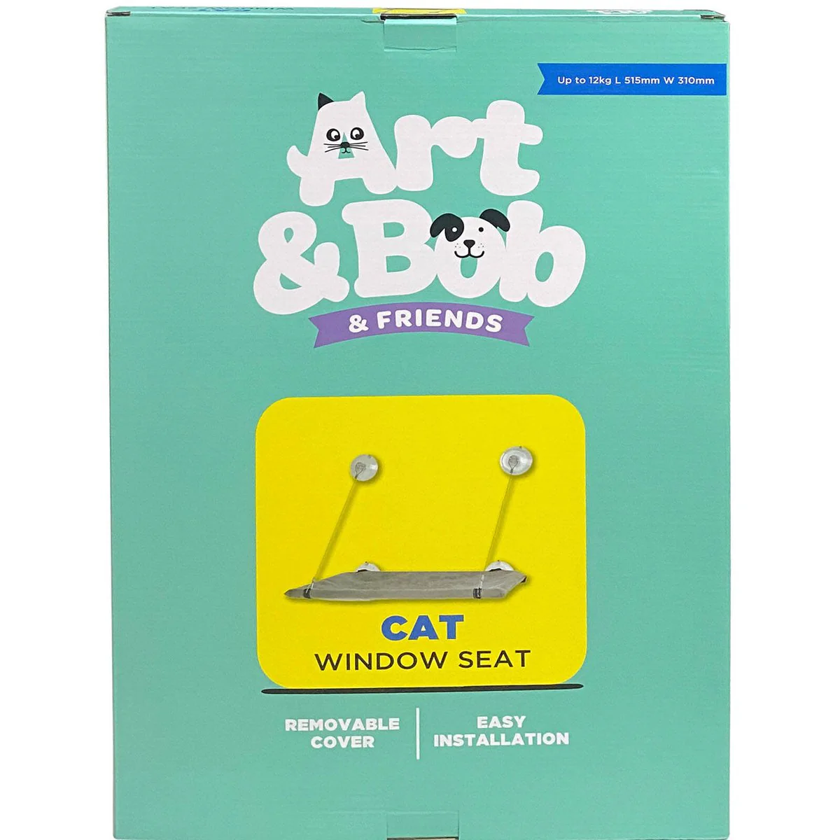 Art Bob Cat Seat Window 310x510mm - Comfortable Resting Place - Easy Installation - Image 3