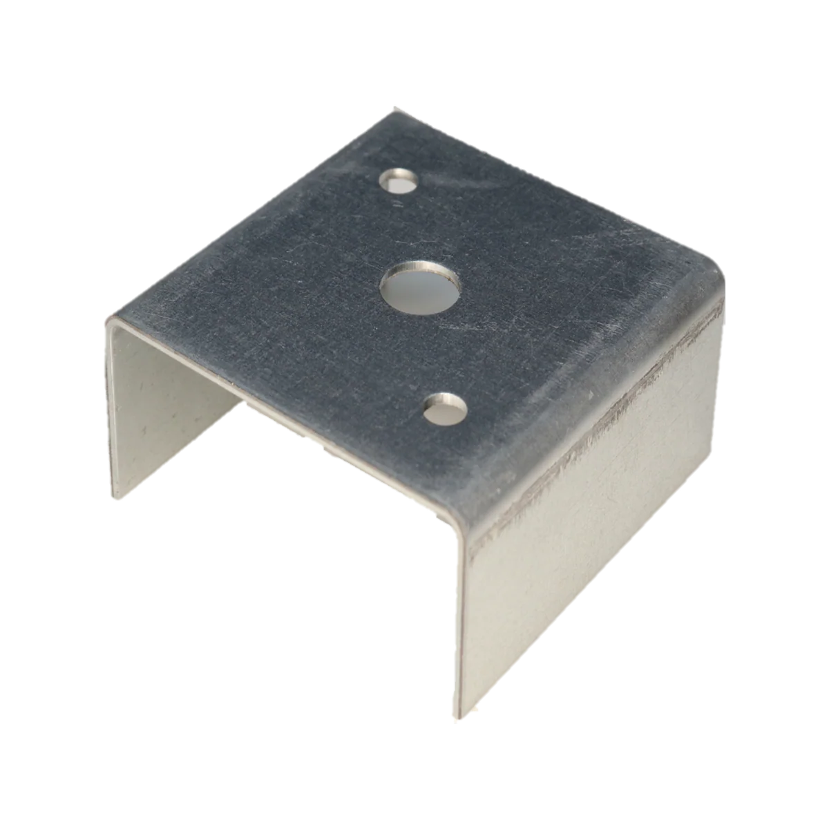 Australian Handyman Supplies 65mm Internal Fixing Post Bracket - Galvanised Steel - Easy Installation - Neat Finish