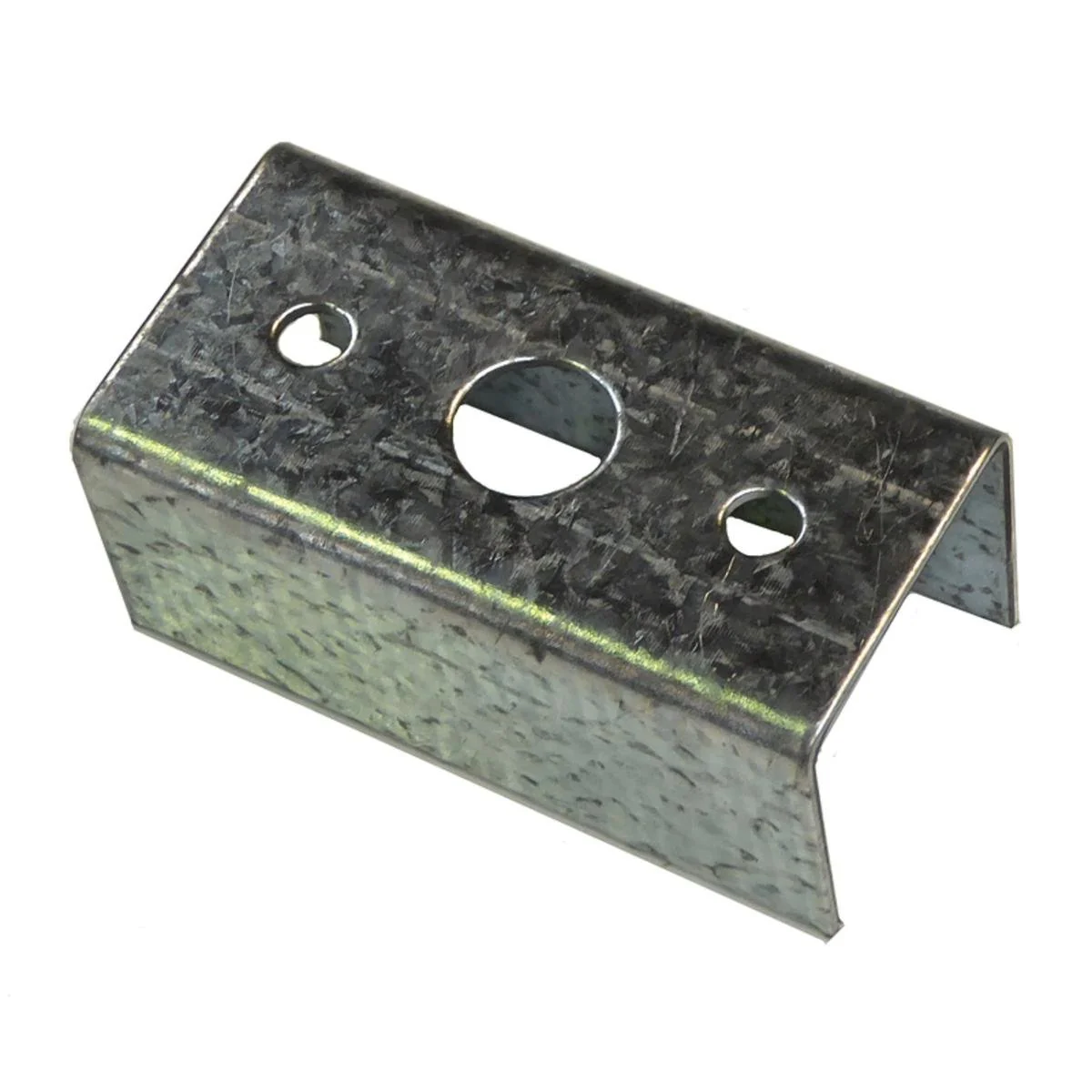 Australian Handyman Supplies Patio Tube Bracket 76x38mm Galvanised Steel
