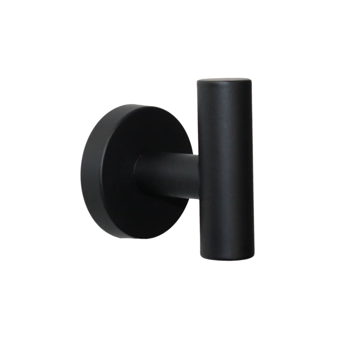 Barelli Matte Black Toscana Robe Hook - 60mm x 90mm - Stainless Steel - Durable