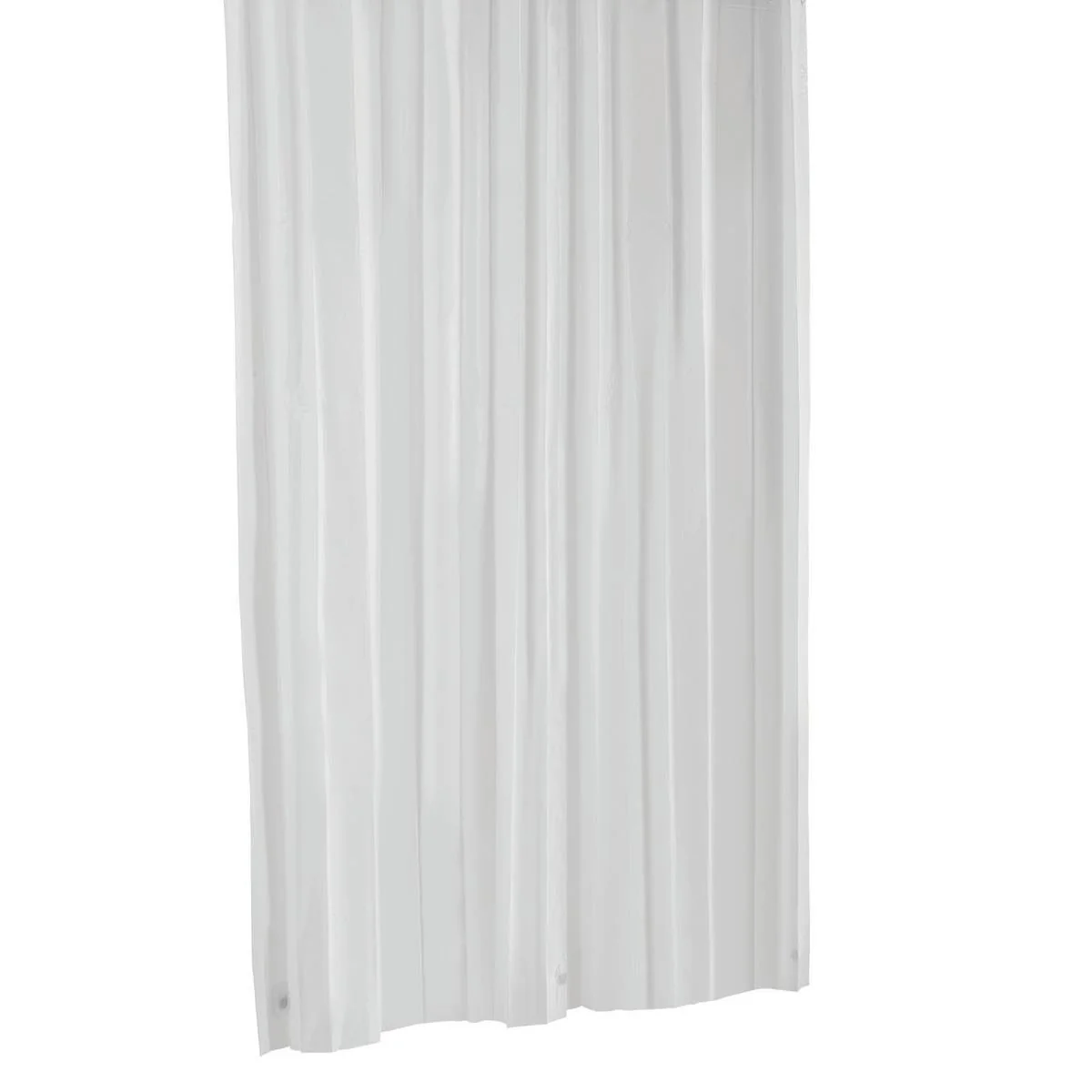 Barelli Peva Shower Curtain 180 x 180cm - Frosting White - 12 Rings